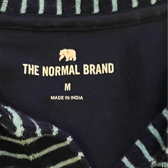 Normal Brand Terry Cotton Striped Polo - Picture 5 of 7